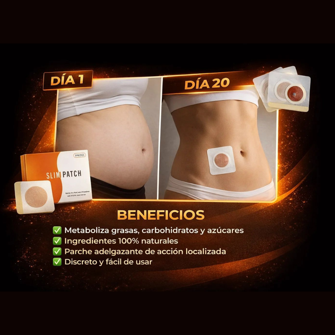 Kit de Parches SlimPatch - TRANSFORMA TU CUERPO SIN DIETAS 😱Lleva 2 y Paga 1😱