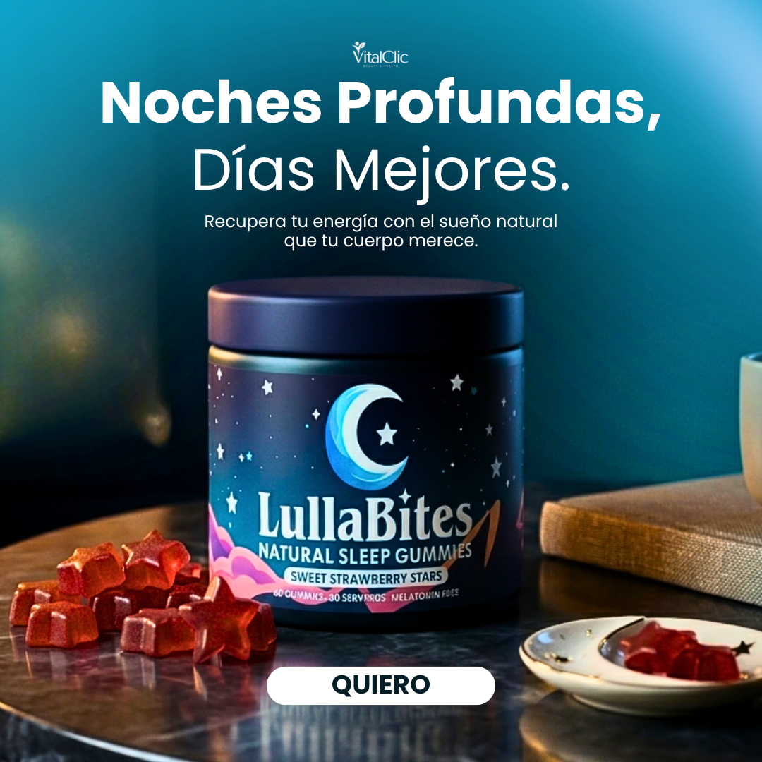 Gomitas para Dormir LullaBites - SUEÑO REPARADOR SIN MELATONINA 😍50% DE DESCUENTO😍
