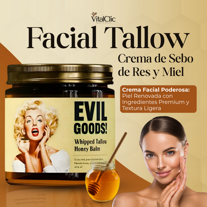Evil Goods® - Crema de Sebo de Res y Miel 😱PRODUCTO EN TENDENCIA😱