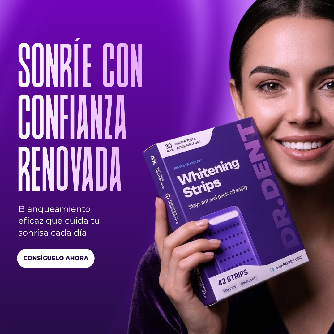 Tiras Blanqueadoras de Dientes - LUCE UNA SONRISA RADIENTE EN SEGUNDOS 😱50% DE DESCUENTO😱